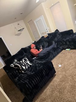 Black sectional