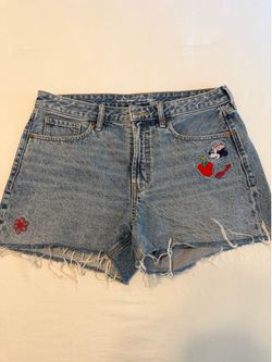 Minnie Mouse High Waisted Shorts