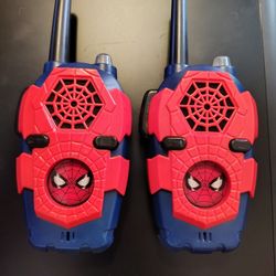 Marvel Spider-Man Walkie Talkies Kids Two-Way Radios eKids SM-212 AAA Battery.