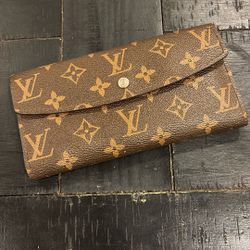 Signature Brown Long Card Money ID Wallet