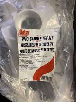 Oates PVC Saddle Tee Kit new sealed