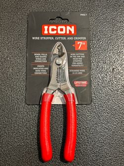 ICON 7 in. Wire Stripper, Cutter, and Crimper