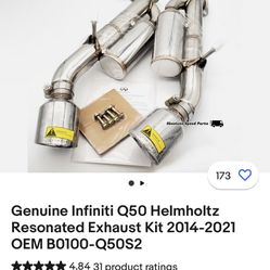 Infiniti Q50 Axelback Exhaust 