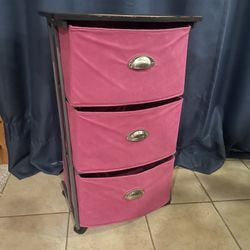 Kids’ pink 3 Drawer Dresser