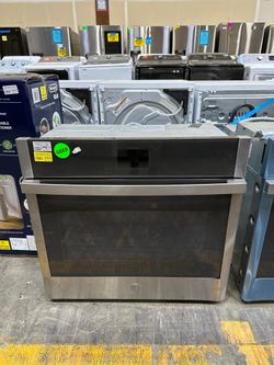 GE JTS5000SNS 30" Smart Built-In Self-Clean Convection Single Wall Oven with Never Scrub Racks