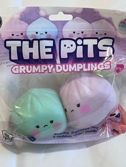 The Pits Grumpy Dumplings Foamy Squeeze Toys