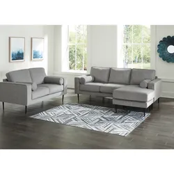 Hazela Sofa Chaise and Loveseat Wide-Scale Liquidation