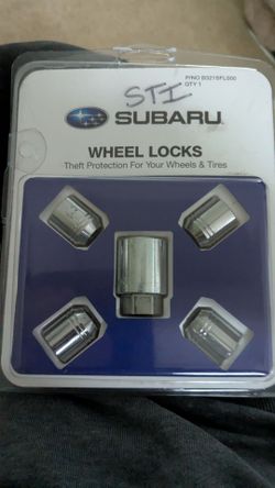 Subaru wheel locks