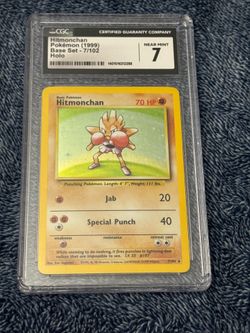 1999 Pokemon Base Set Hitmonchan