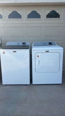 Maytag washer and dryer.