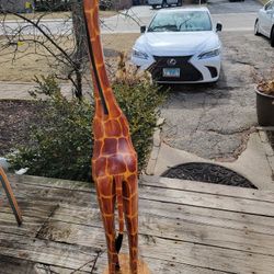 Wooden Giraffe 