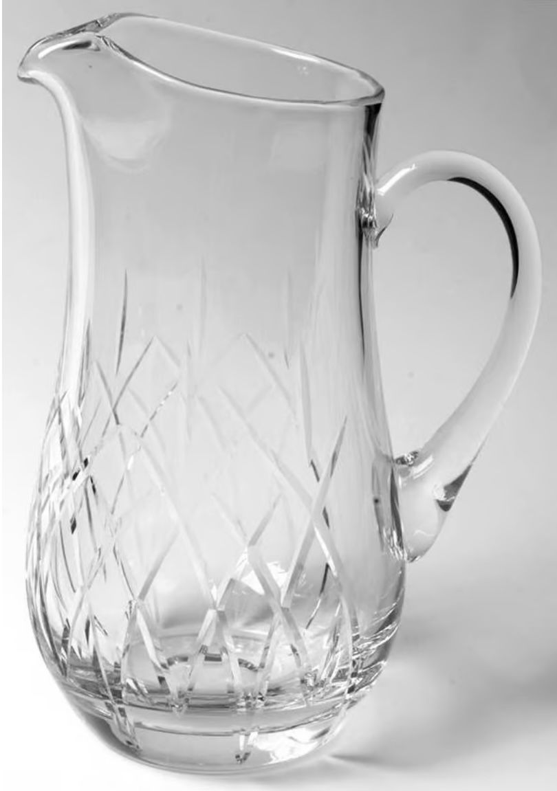 ❤️ESTATE SALE❤️Stunning Crystal Pitcher From Block