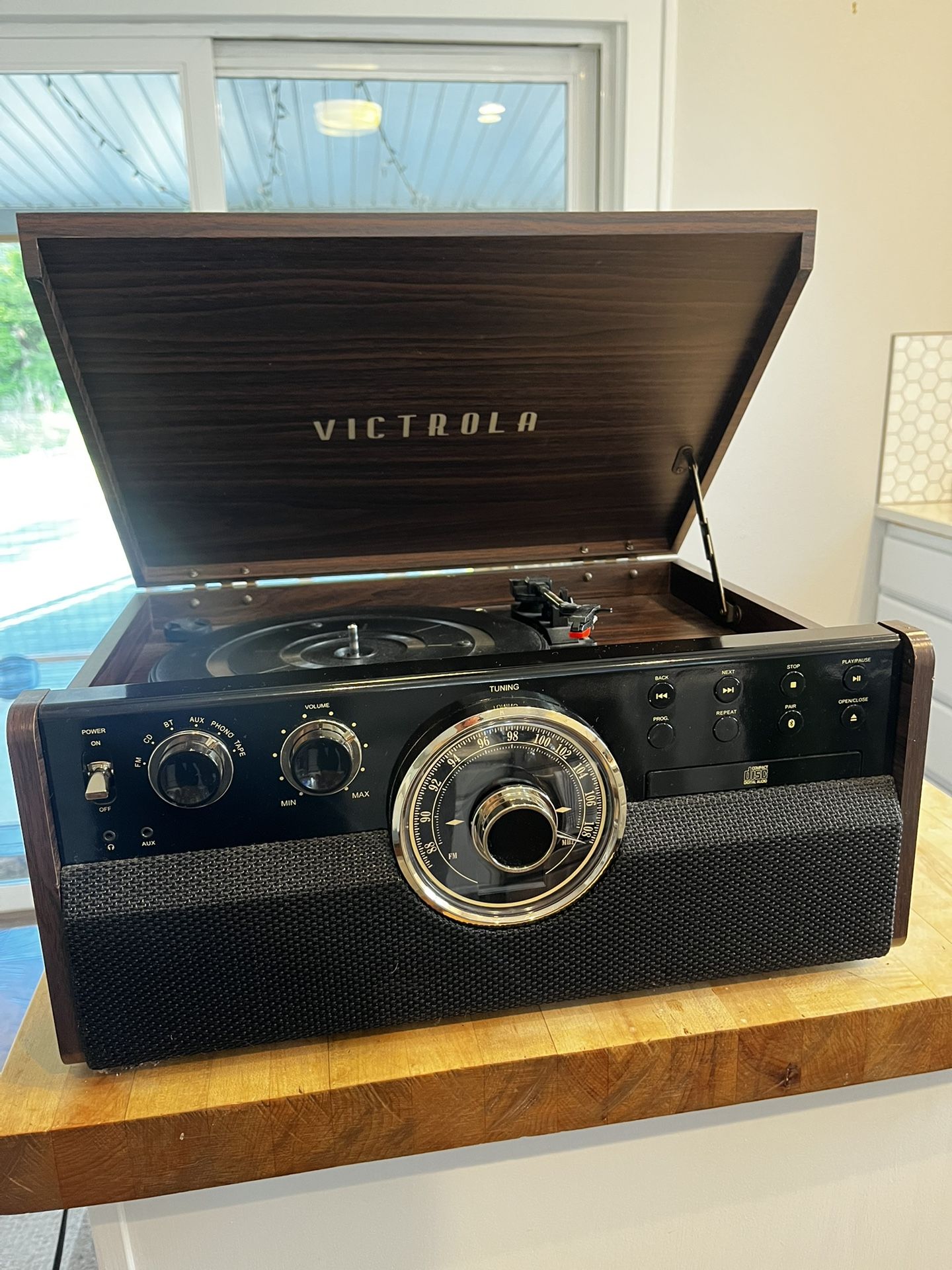 Victrola Mid Century Record Player