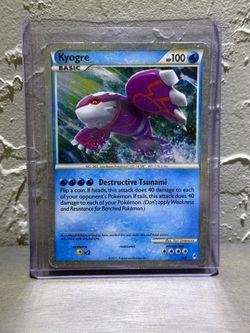 Kyogre (Shiny) SL6 Call of Legends Shiny Holo Rare 2011