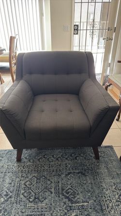 SILLON  GRIS OSCURO A $75.00