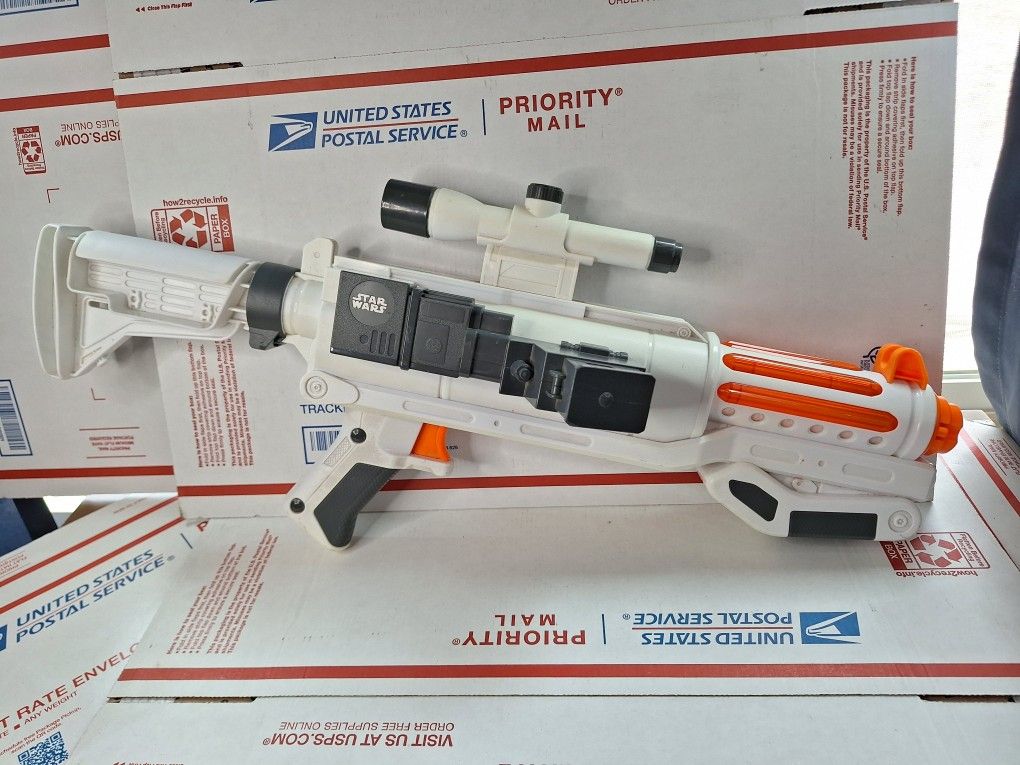 NERF Star Wars The Force Awakens First Order Storm Trooper Dart Gun Blaster