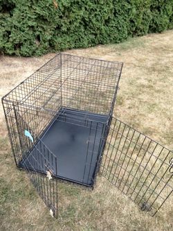 Dog Crate Wire XL 2 Door New Tray