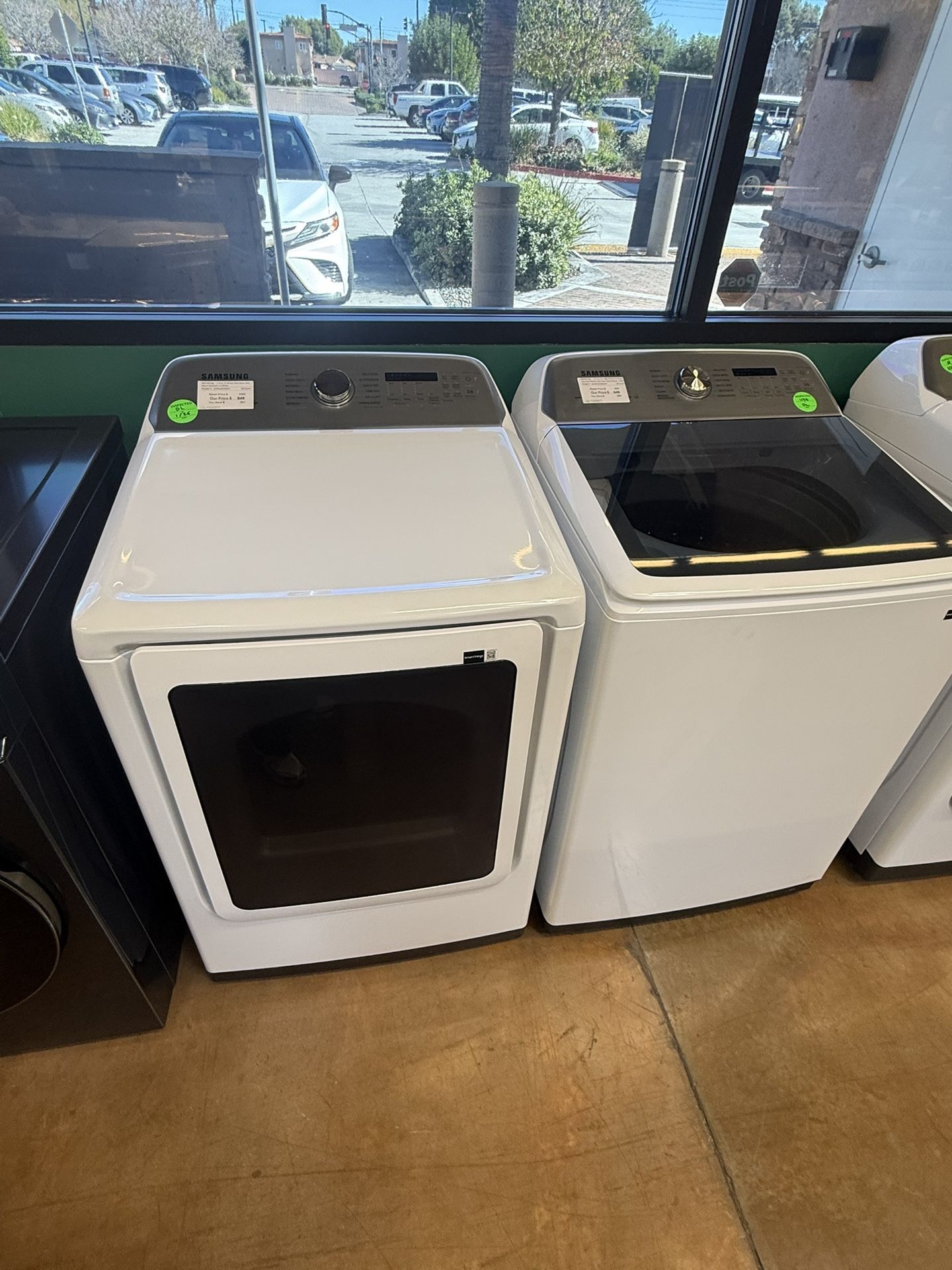 Samsung Washing Machine and Gas Dryer
