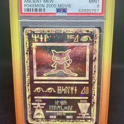 Pokemon Ancient Mew PSA 9