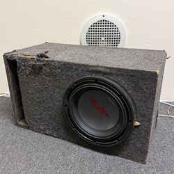 Alpine Subwoofer Speaker 11” Type R10 W/ Box Works