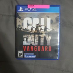 New Ps4 CALL OF DUTY VANGUARD