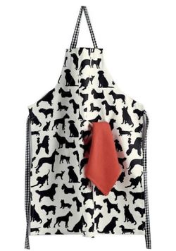 Apron Dog Print  New Sealed 