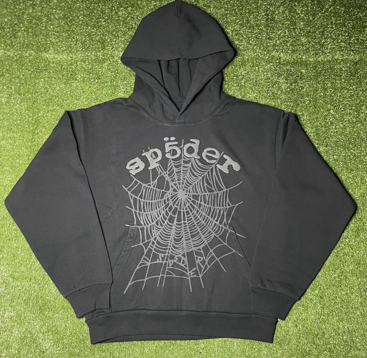 Spider Hoodie Phantom Black Size M