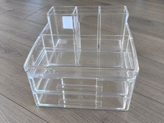 Clear Acrylic Makeup Organizer with Drawers