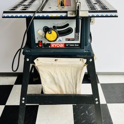 Ryobi 10in Table Saw with Stand, 13A 115V
