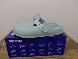 Birkenstock Boston Eva Mules. Size 13R. Color surf green. Good condition.