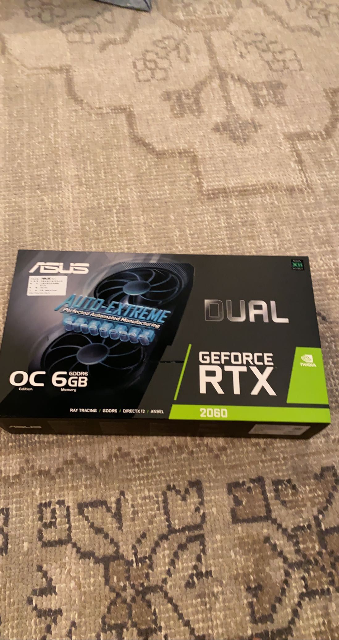 ASUS NVIDIA RTX 2060 OC EDITION (6GB DDR6) (BRAND NEW!!!)