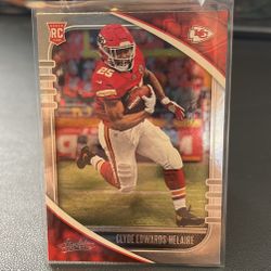 NFL 2020 Clyde Edwards Helaire RC Chiefs Silver Foil