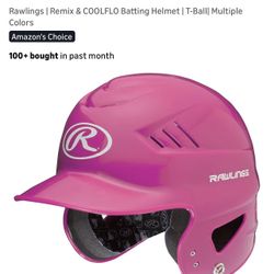 Pink Remix Batting Helmet