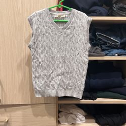 Kid’s Large Gray Cable knit Sweater C’est