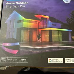 Govee RGBIC Outdoor LED Strip Lights with Warm and Cold White, 32.8ft 2.4G WiFi Smart Outdoor Lights Waterproof, Work with Alexa, App Control for Stai