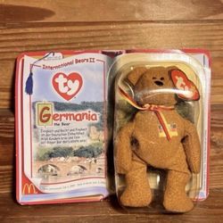 Ty international Bear Germania the bear from McDonalds Beanie Babies