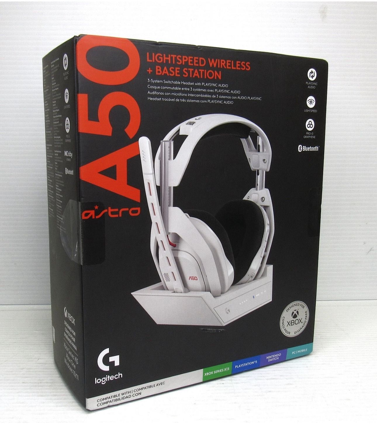 Logitech Astro A50 LIGHTSPEED Wireless Gaming Headset + Base Station White NEW