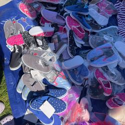 Kids and adult shoes