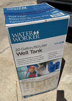 NEW Water Worker HT-20B 20-Gallon Well Pressure Tank – Unopened