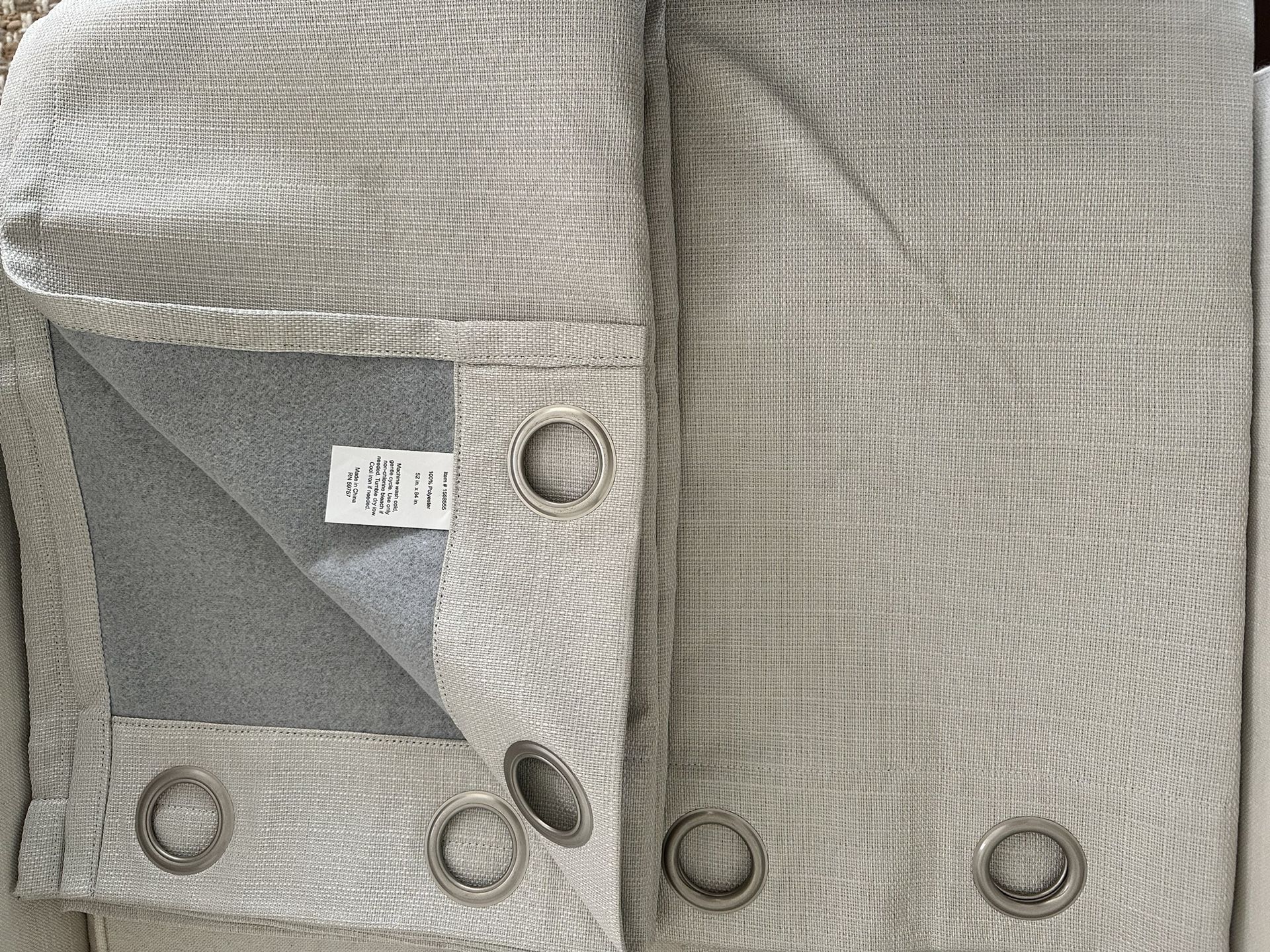 Pair of Blackout Curtain 52x84
