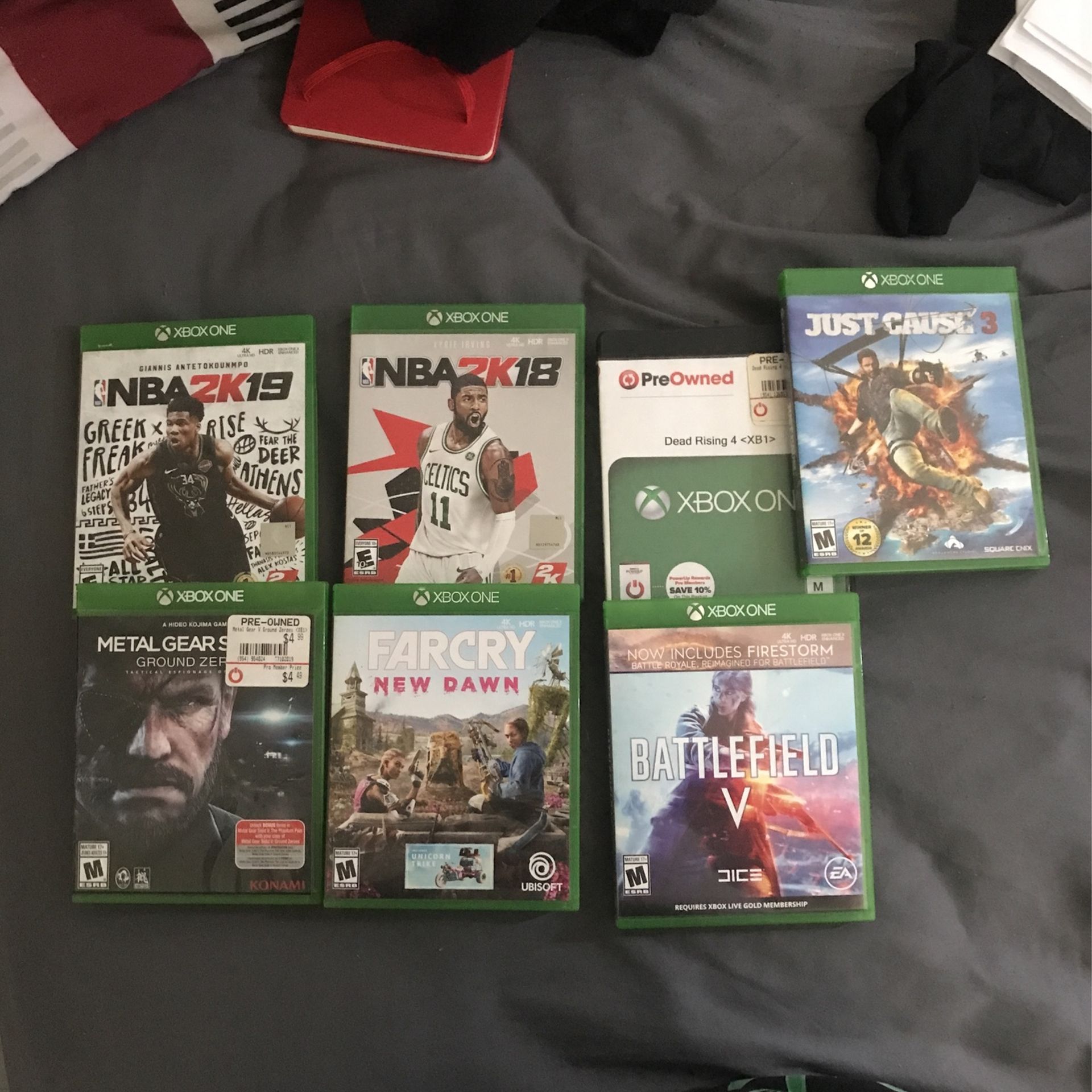 Assortment Of Xbox One Games