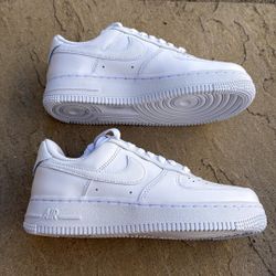 New Nike Air Force 1 Low Flyease Triple White Shoes Women’s 5.5, Youth 4y
