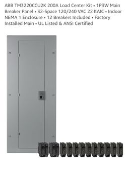 200amp 32space electric box