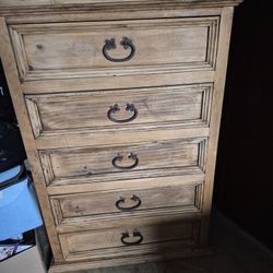 Rustic Chest And Night Stand