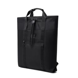 QUQUITO High Quality Premium Nylon and Genuine Leather waterproof nylon string backpack outdoor sports bags.