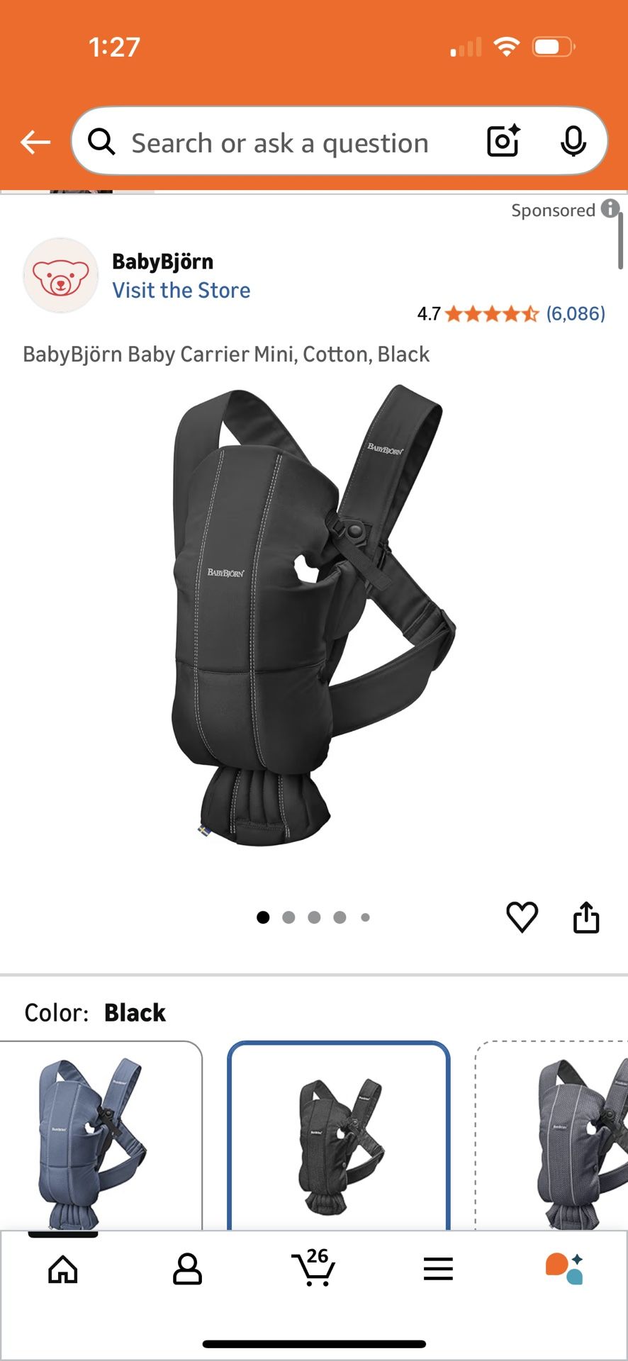 BabyBjorn baby carrier