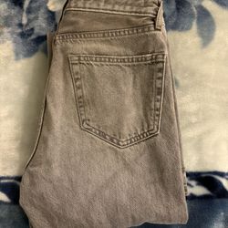 Gray Zara Flared Jeans