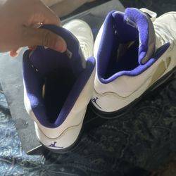 Jordan Air Jordan 5 sneakers white purple