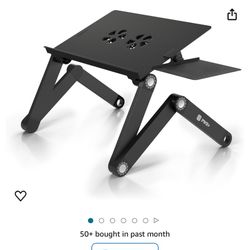 Adjustable Portable Laptop Stand With Fans . 