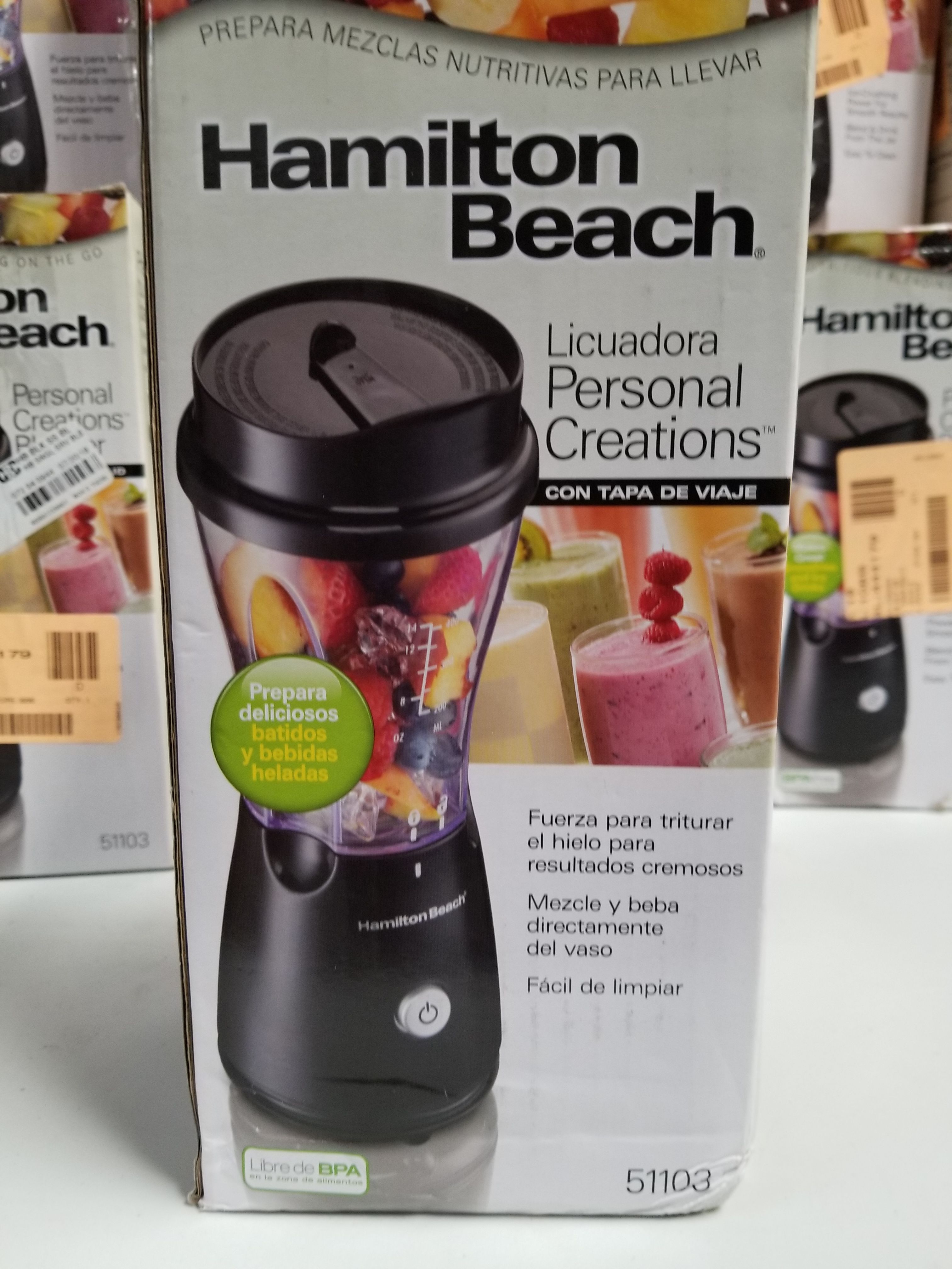 New Open Box Personal Blender Lots of 12 only. We do not sell by the unit.